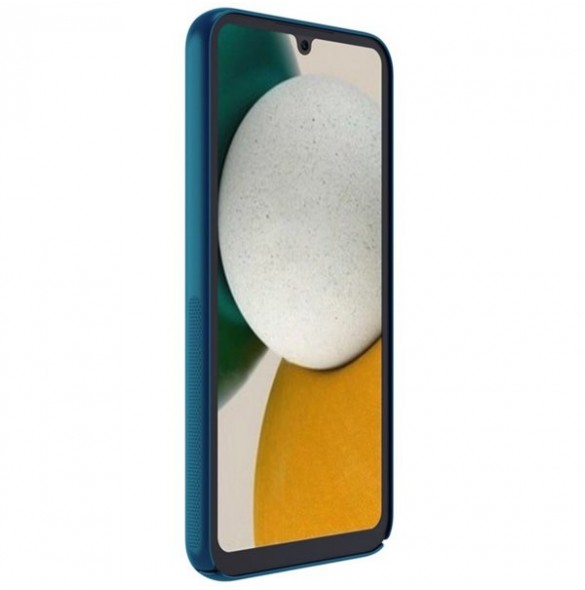 Hard case for Samsung Galaxy A34 5G + Nillkin Super Frosted Shield phone stand - blue