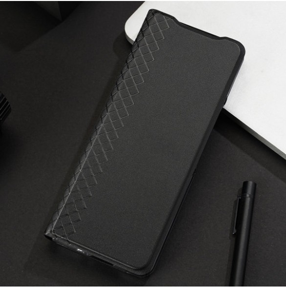Dux Ducis Bril case for Samsung Galaxy Z Fold4 with a flip wallet stand black