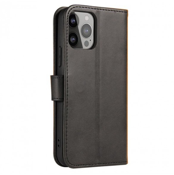 Magnet Case for Samsung Galaxy A04s cover with flip wallet stand black