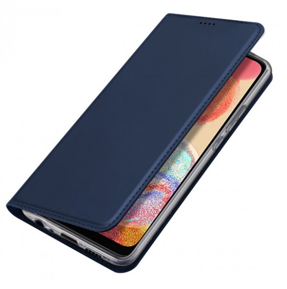 Dux Ducis Skin Pro case for Samsung Galaxy A04e flip cover card wallet stand blue