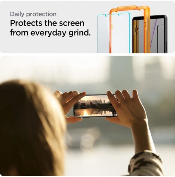 TEMPERED GLASS Spigen ALM GLAS.TR SLIM 2-PACK SONY XPERIA 1 V CLEAR