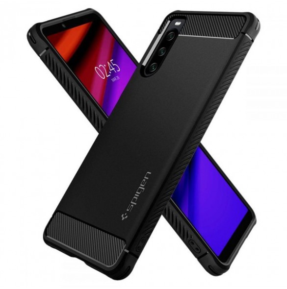 Spigen Rugged Armor case for Sony Xperia 10 IV black