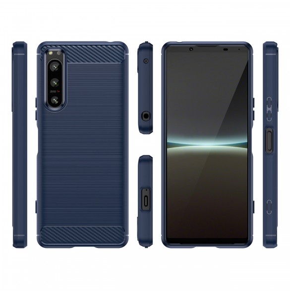 Thunder Case case for Sony Xperia 10 IV silicone armor case black