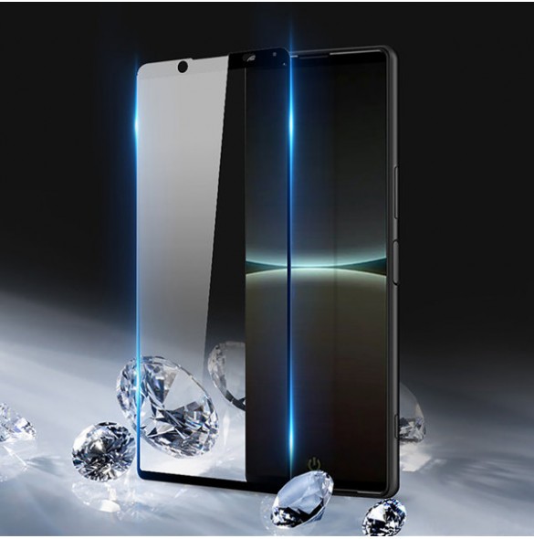 Dux Ducis 10D Tempered Glass Tempered Glass for Sony Xperia 5 IV 9H with Black Frame