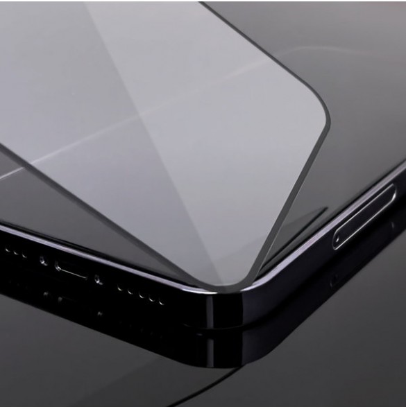 Wozinsky Full Glue Tempered Glass Tempered Glass For Xiaomi Redmi A2 / Redmi A1 9H Full Screen Cover With Black Frame