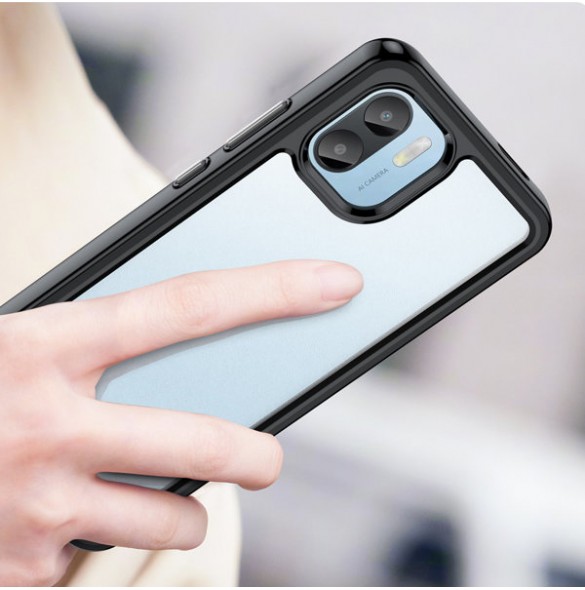 Outer Space Case for Xiaomi Redmi A1 cover with a flexible frame black