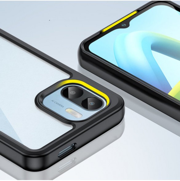 Outer Space Case for Xiaomi Redmi A1 cover with a flexible frame black