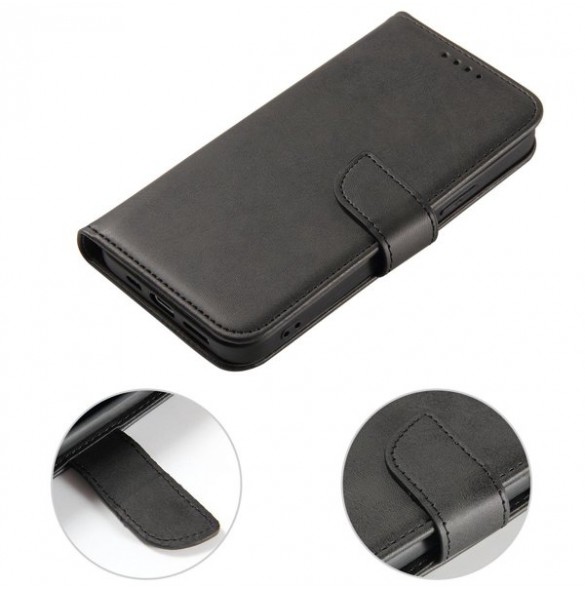 Magnet Case cover for Sony Xperia 10 V cover with flip wallet stand black