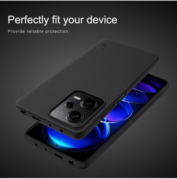 Nillkin Super Frosted Back Cover for Xiaomi Redmi Note 12 Pro 5G/Poco X5 Pro 5G Black