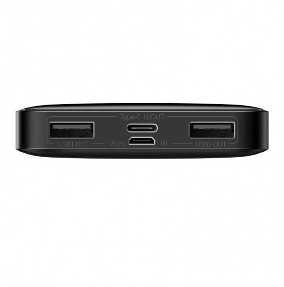 Baseus Bipow Digital Display Powerbank 10000mAh 15W Black