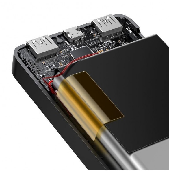 Baseus Bipow Digital Display Powerbank 10000mAh 15W Black