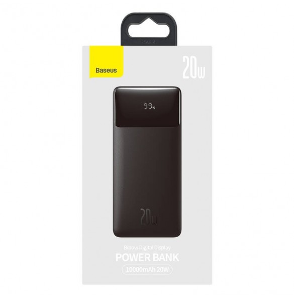 Baseus Bipow Digital Display Powerbank 10000mAh 20W Black