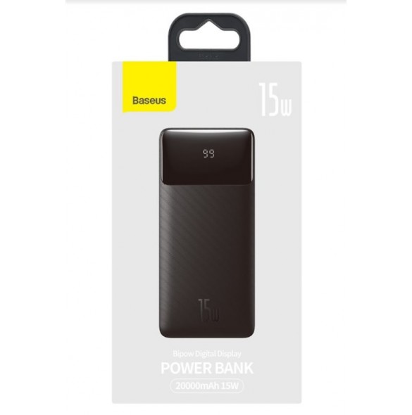 Baseus Bipow Digital Display Powerbank 20000mAh 15W Black