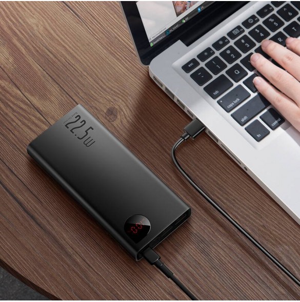 Baseus Adaman Digital Display Powerbank 20000mAh 22,5W Black