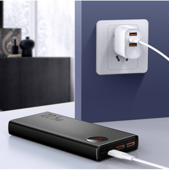 Baseus Adaman Digital Display Powerbank 20000mAh 22,5W Black