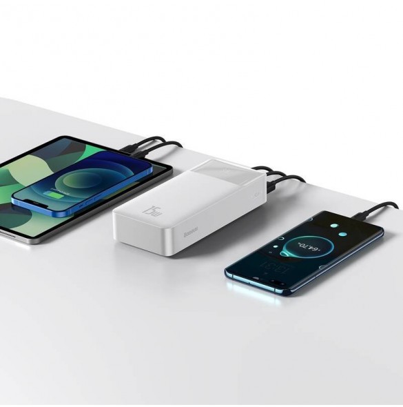 Baseus Bipow Digital Display Powerbank 30000mAh 15W White