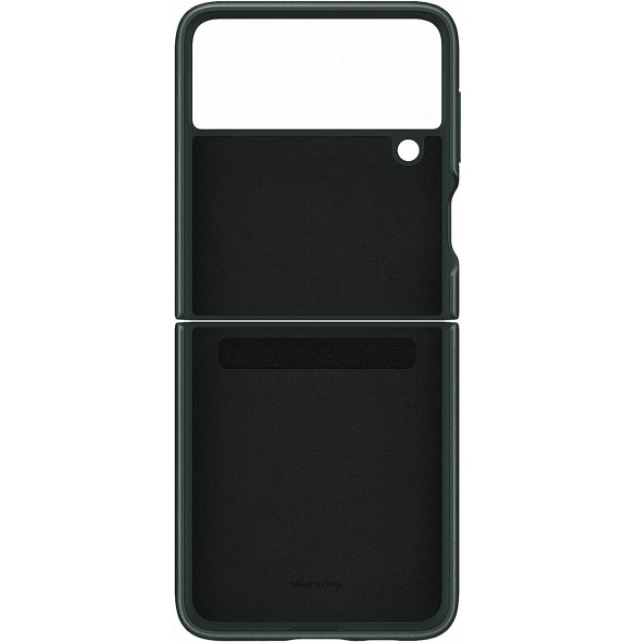 Samsung Leather Cover-fodral till Samsung Galaxy Z Flip 3 - Grön (EF-VF711LGE)