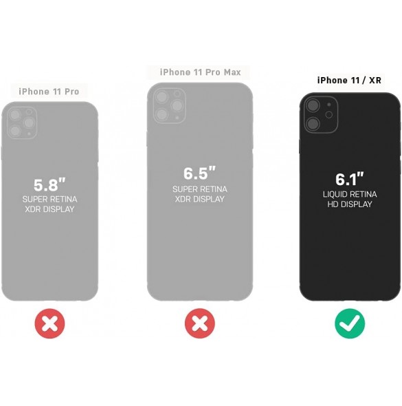LifeProof Wake Case till iPhone 11 / iPhone XR (77-65113) - Svart