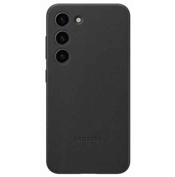 Samsung Leather Cover for Galaxy S23 Black (VS911LBE)