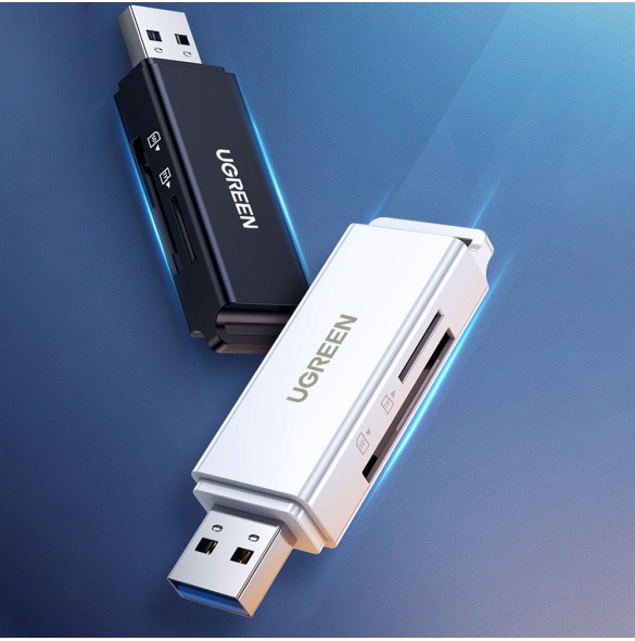 Ugreen Portable USB 3.0 TF/SD Card Reader black (CM104)