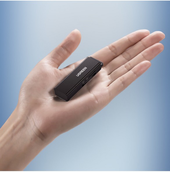 Ugreen Portable USB 3.0 TF/SD Card Reader black (CM104)
