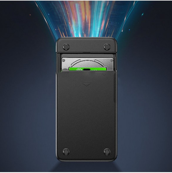 Ugreen pocket SSD / HDD enclosure 2.5'' SATA built-in USB-C cable black (CM352)