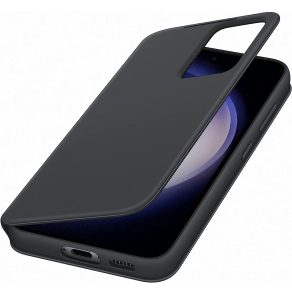 Samsung Clear View-fodral till Samsung Galaxy S23  - Svart EF-ZS911CBE