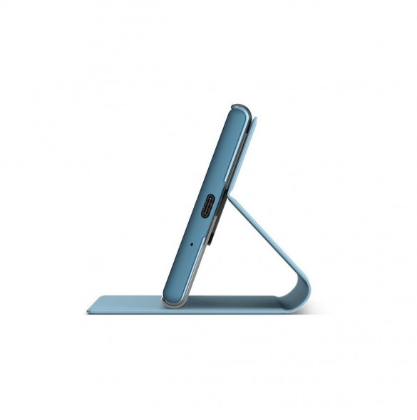 Sony Style Cover Stand SCSG50 vikbart fodral för Sony XPERIA XZ1 - Blå