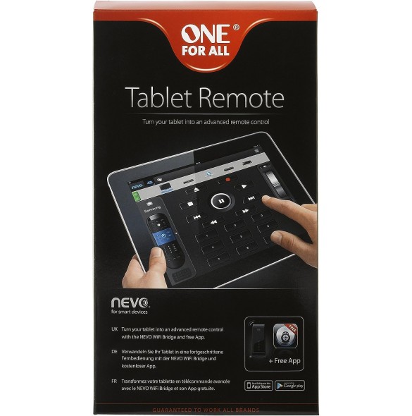 One for All URC 8800 Universal Tablet Remote Control with Nevo WiFi Bridge