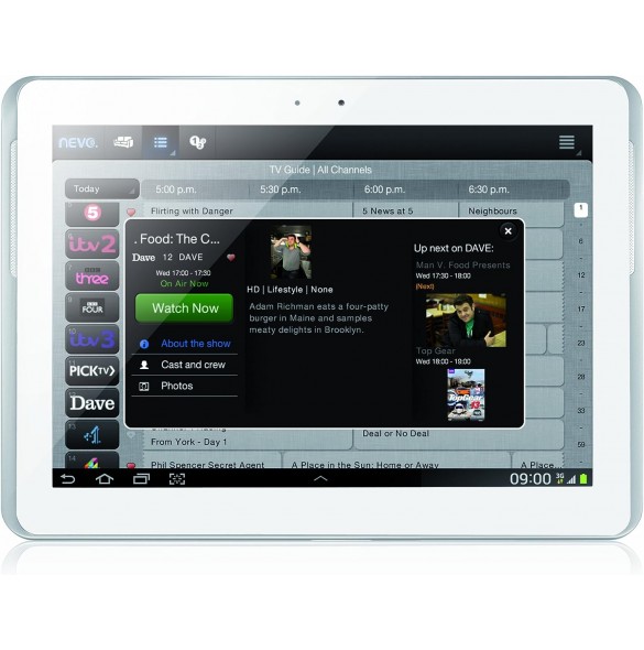 One for All URC 8800 Universal Tablet Remote Control with Nevo WiFi Bridge