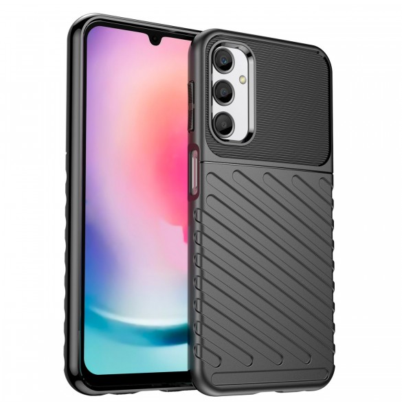 Armored Samsung Galaxy M34 Thunder Case - Svart