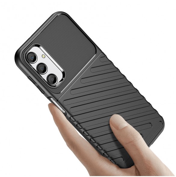 Armored Samsung Galaxy M34 Thunder Case - Svart