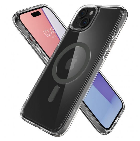 iPhone 15 cover, vaska, Spigen