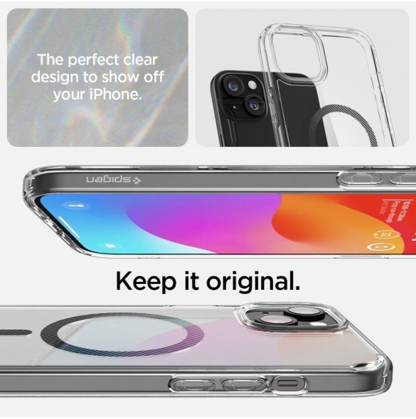 iPhone 15 cover, vaska, Spigen