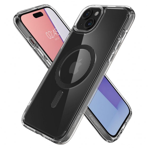 iPhone 15 cover, vaska, Spigen