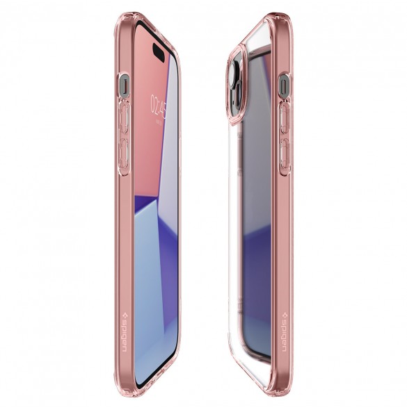 iPhone 15 cover, vaska, Spigen