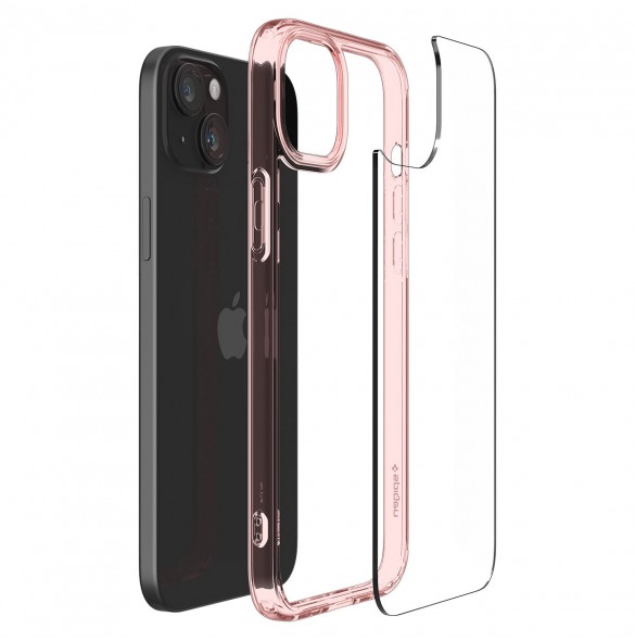 iPhone 15 cover, vaska, Spigen