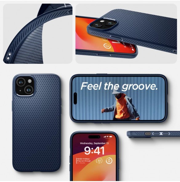 iPhone 15 cover, vaska, Spigen