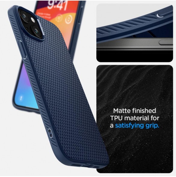 iPhone 15 cover, vaska, Spigen