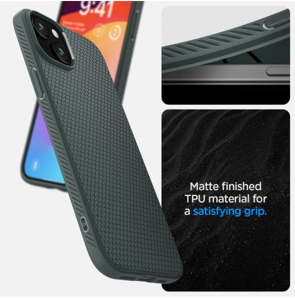 iPhone 15 cover, vaska, Spigen
