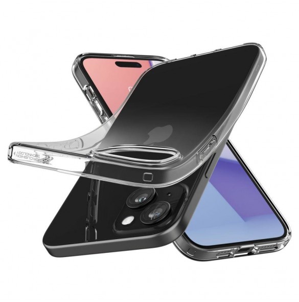 iPhone 15 cover, vaska, Spigen