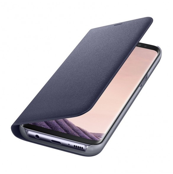 Samsung EF-NG950PVE LED View Cover Vikbart Fodral Till Samsung Galaxy S8 - Violett