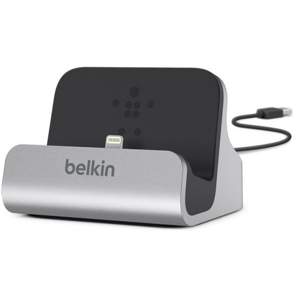 BELKIN F8J045BT LIGHTNING DOCK iPhone X, iPhone 8, iPhone 7 - SILVER