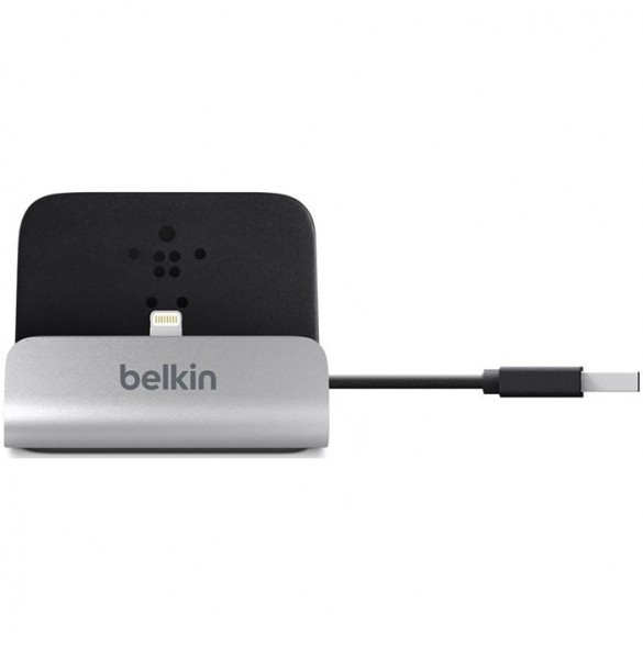 BELKIN F8J045BT LIGHTNING DOCK iPhone X, iPhone 8, iPhone 7 - SILVER