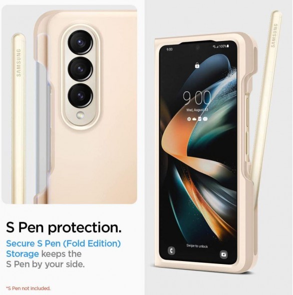 Samsung, Galaxy Z Fold 4 5G , vaska , cover, fodral, fodralet, skal, skyddar