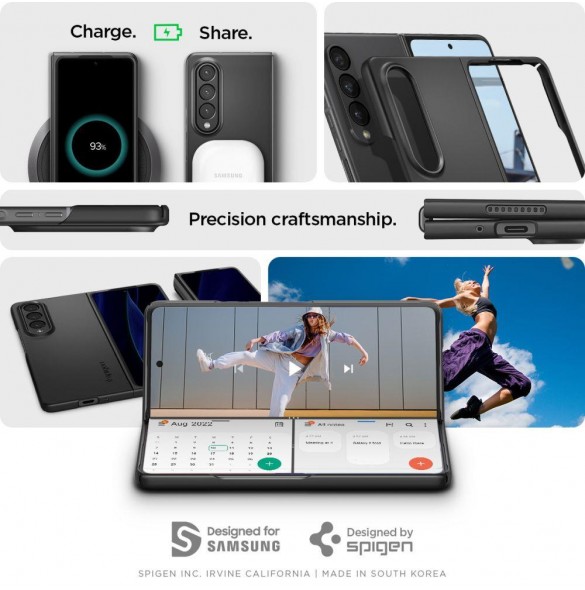 Samsung, Galaxy Z Fold 4 5G , vaska , cover, fodral, fodralet, skal, skyddar