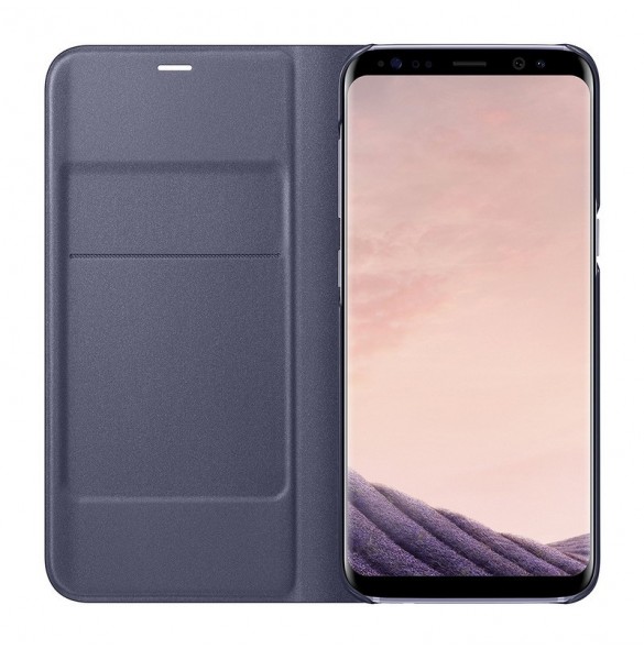 Samsung EF-NG950PVE LED View Cover Vikbart Fodral Till Samsung Galaxy S8 - Violett