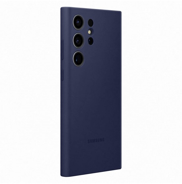 Samsung Silicone Cover for Galaxy S23 Ultra Navy