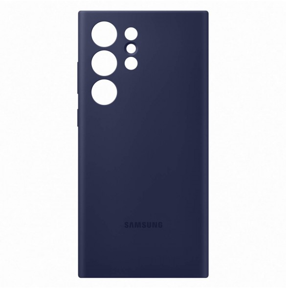 Samsung Silicone Cover for Galaxy S23 Ultra Navy