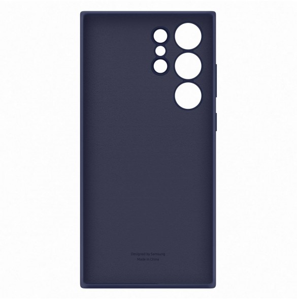 Samsung Silicone Cover for Galaxy S23 Ultra Navy